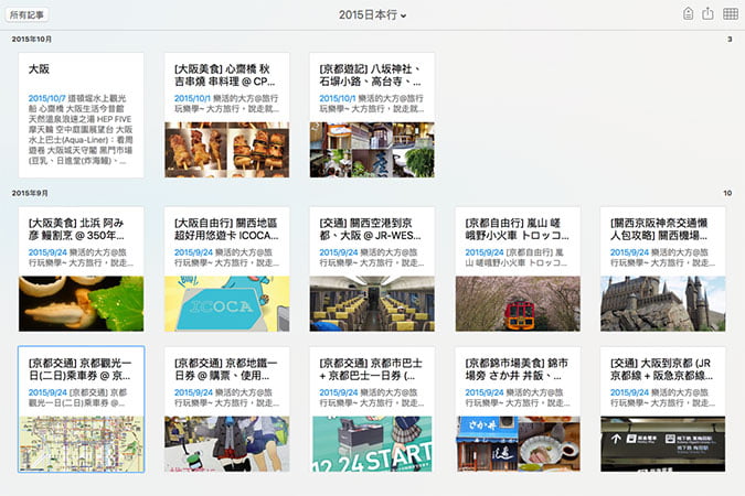 出發前的資料收集
