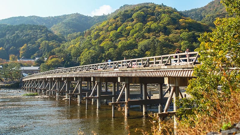 嵐山渡月橋公車