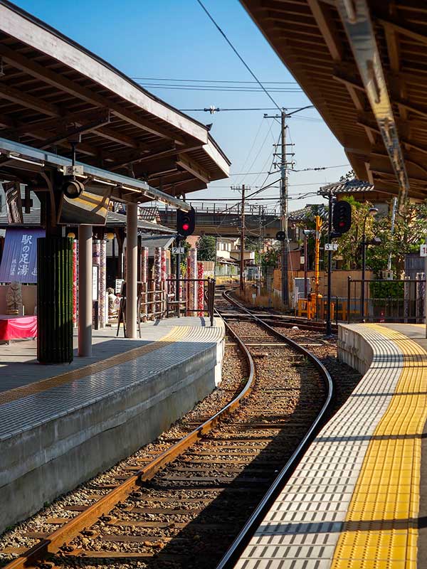 嵐電車站