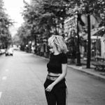 alone on the treet