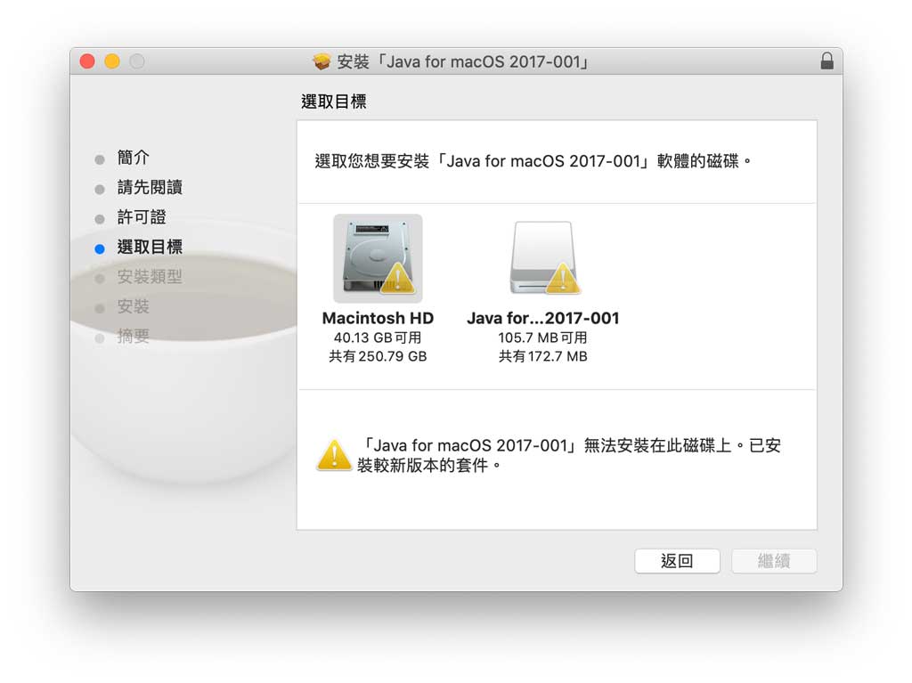 java6 install error