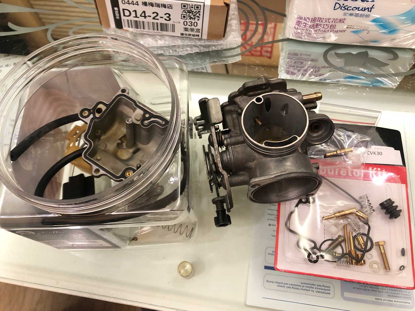 SM250 化油器